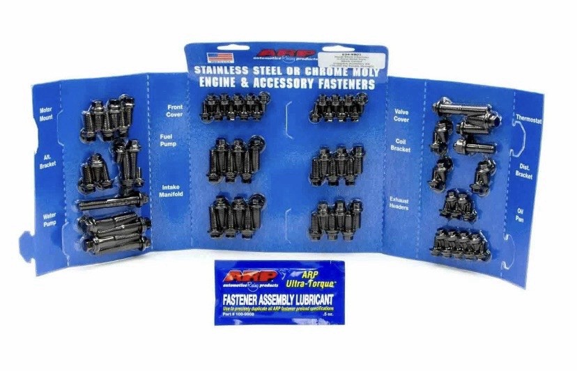 ARP 534-9801 Engine Accessory Bolt Kit Small Block Chevy 302-400 Hex Head ARP 534-9801 Engine Accessory Bolt Kit Small Block Chevy 302-400 Hex Head
