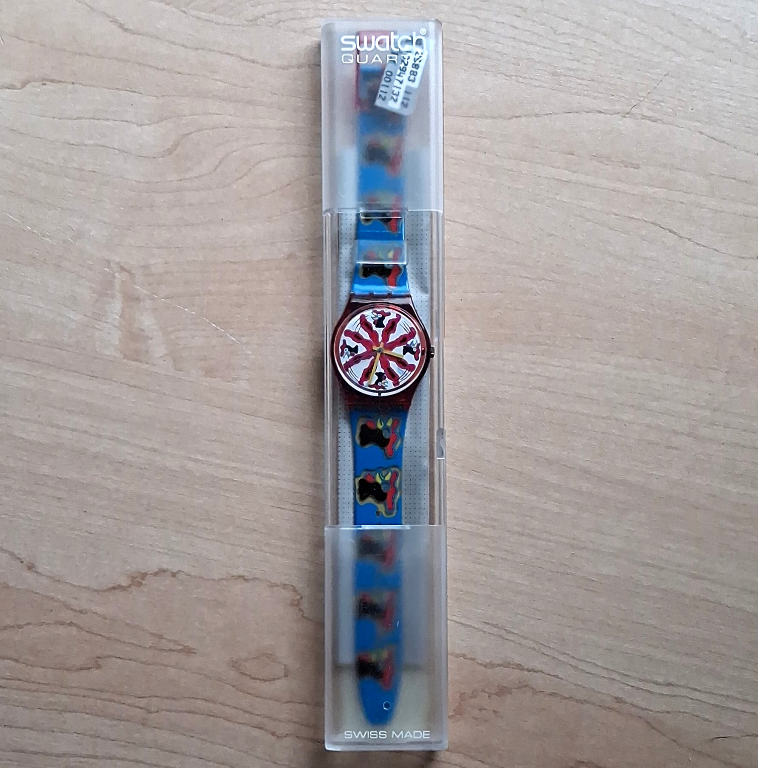 Vintage Swatch Watch  Chicchirichi NEW In box. Rooster watch 1991