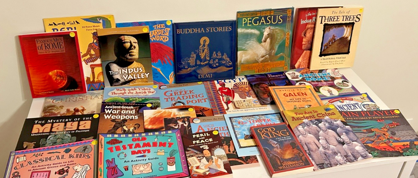 Tapestry of Grace – Year 1 Upper & Lower Grammar Book Bundle Lot of 26 Great