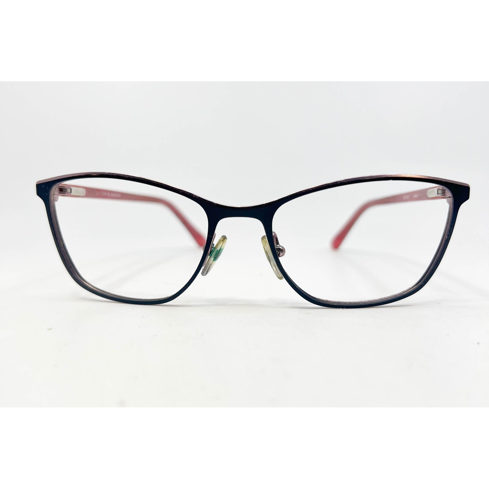 Karen Kane Eyeglasses Womens Black Pink Farro Cat Eye Frames 51-16-135