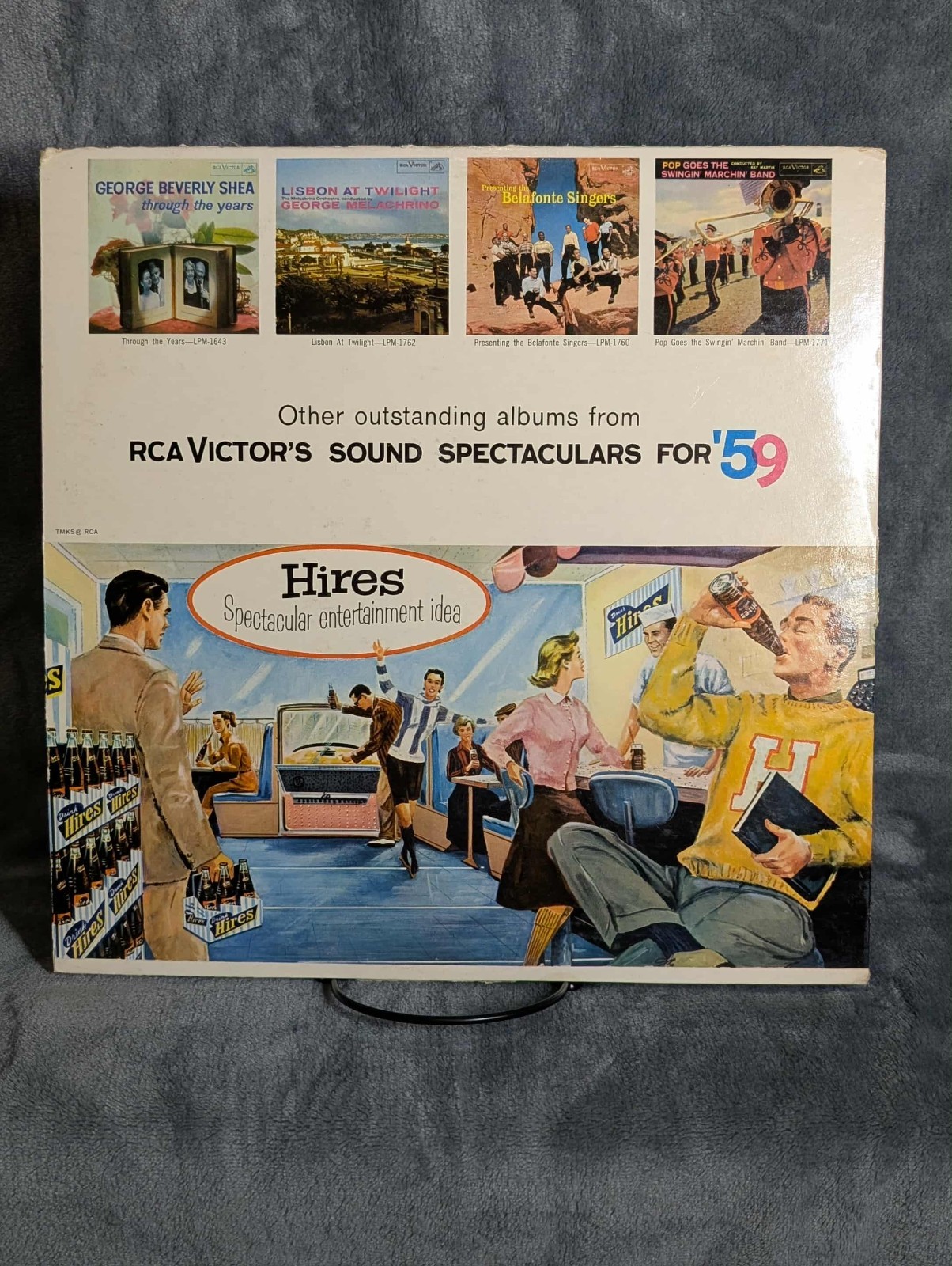 VINTAGE RCA VICTORS SOUND SPECTACULAR FOR 1959 VINYL RECORD HIRES SPECTACULAR