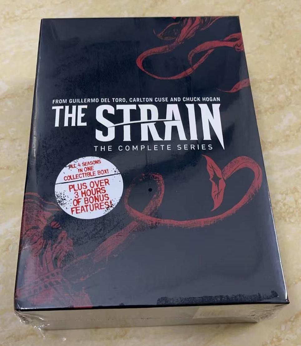 The Strain: The Complete Series Seasons 1-4 ( DVD,14-Discs Set) Sealed