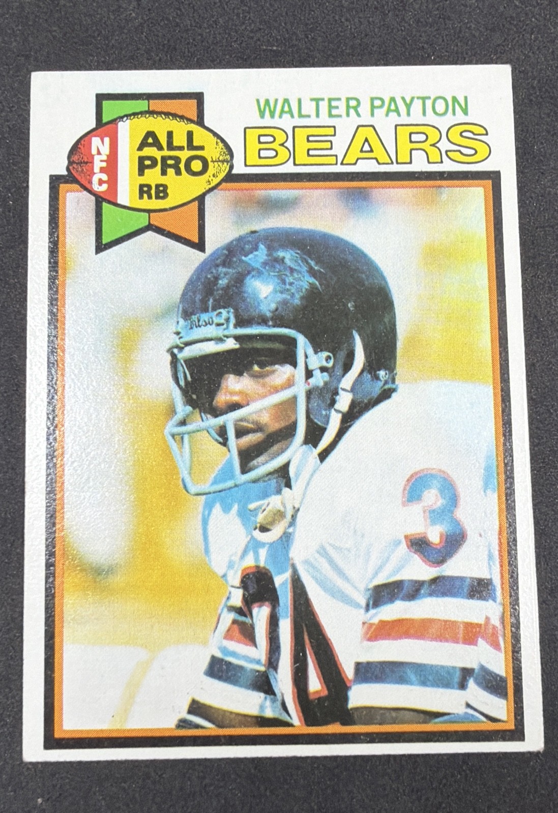 1979 Topps Walter Payton #480 **stain on back** 1979 Topps Walter Payton #480 **stain on back**