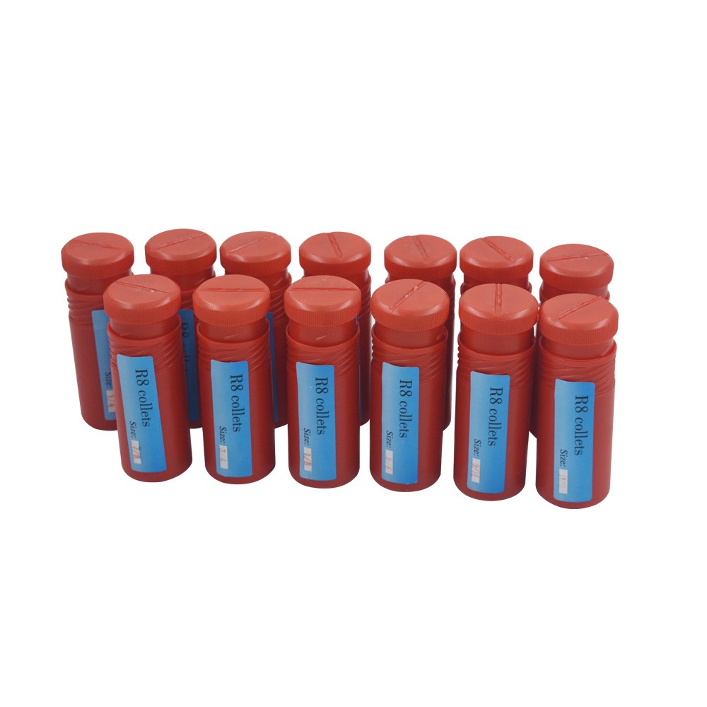 Precision R8 Collet Set 13pc Mill Collets Set – Collets for Mill Machine