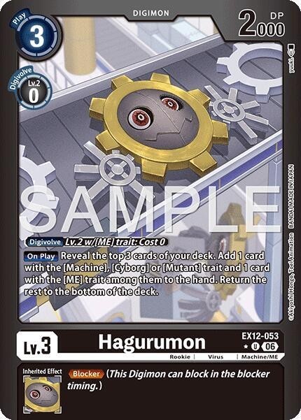 Hagurumon Foil - EX12-053 - NM - Digimon TCG