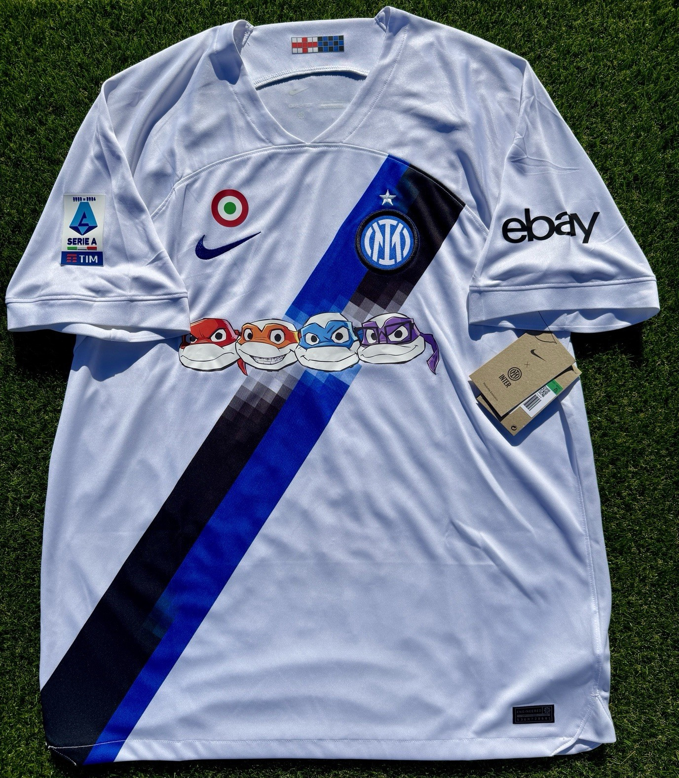 Nike Inter Milan Away Jersey 2023-24 Ninja Turtles Serie A Size XL BNWT