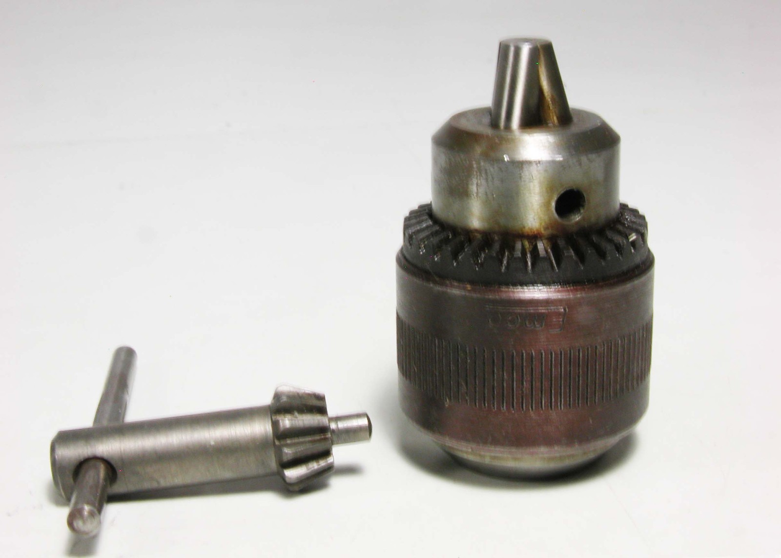 Vintage Unimat DB200  Emco E6G Drill Chuck with Key, M12 x 1 Thread Mount, New