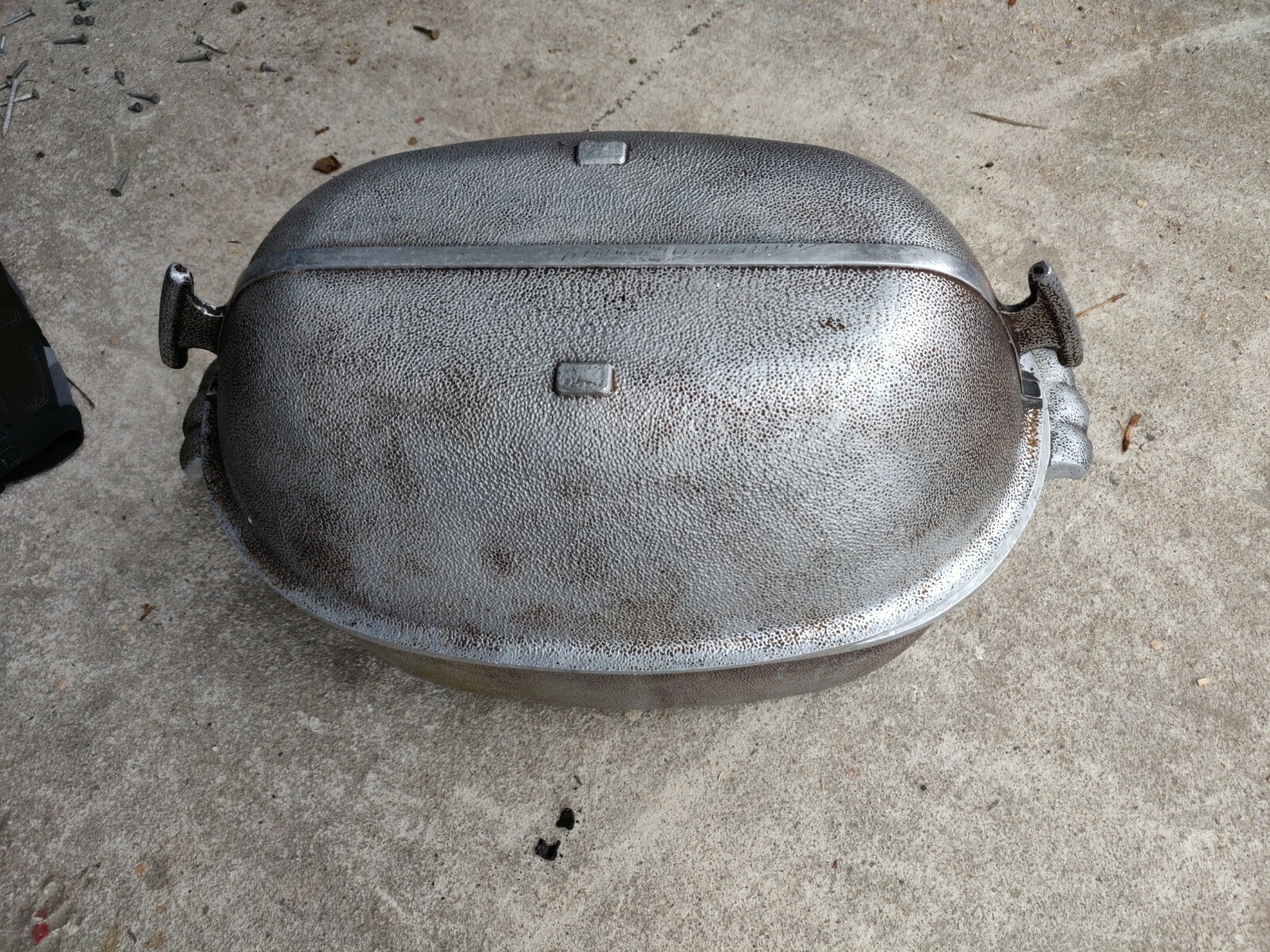 VINTAGE GUARDIAN SERVICE WARE TURKEY ROASTER WITH NEW RACK SIZE 17 INCHES VINTAGE GUARDIAN SERVICE WARE TURKEY ROASTER WITH NEW RACK SIZE 17 INCHES