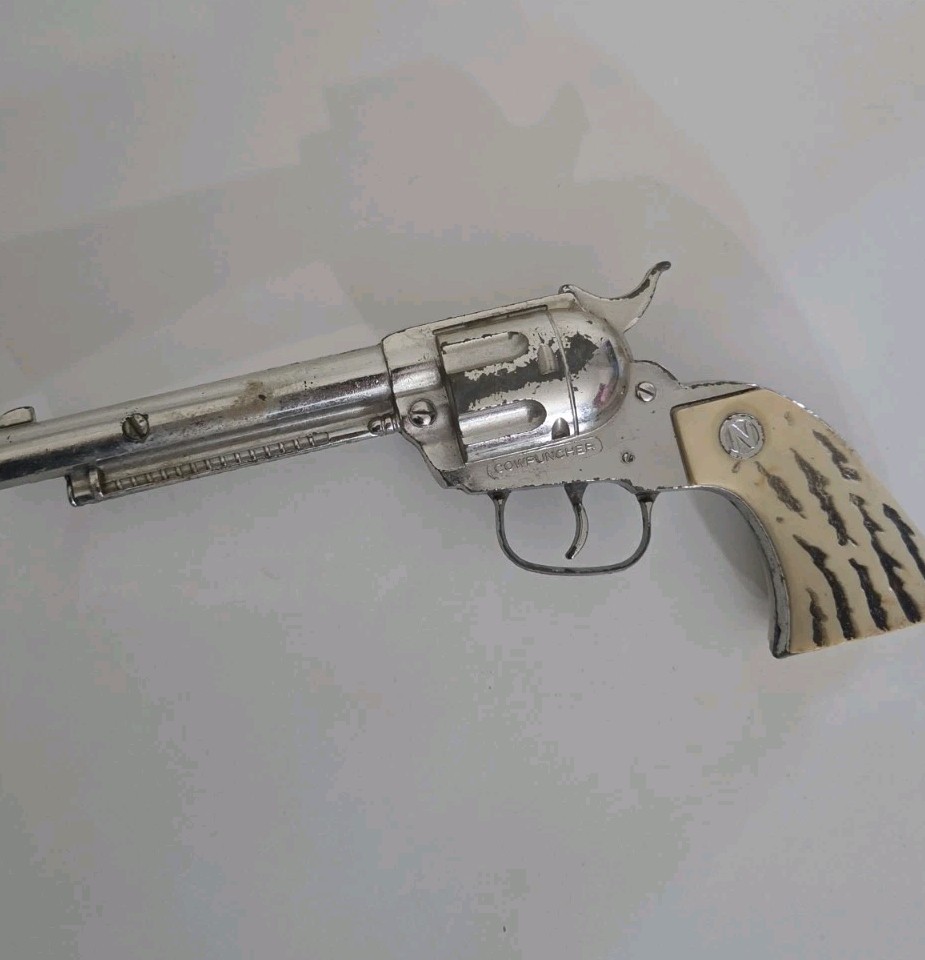 VINTAGE TOY MATTEL FANNER 50 COWPUNCHER COWBOY PISTOL USA