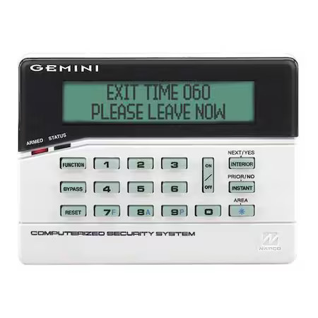 Napco Gem-Rp1cae2 Wireless Intrusion Keypad, 5-7/8 Napco Gem-Rp1cae2 Wireless Intrusion Keypad, 5-7/8