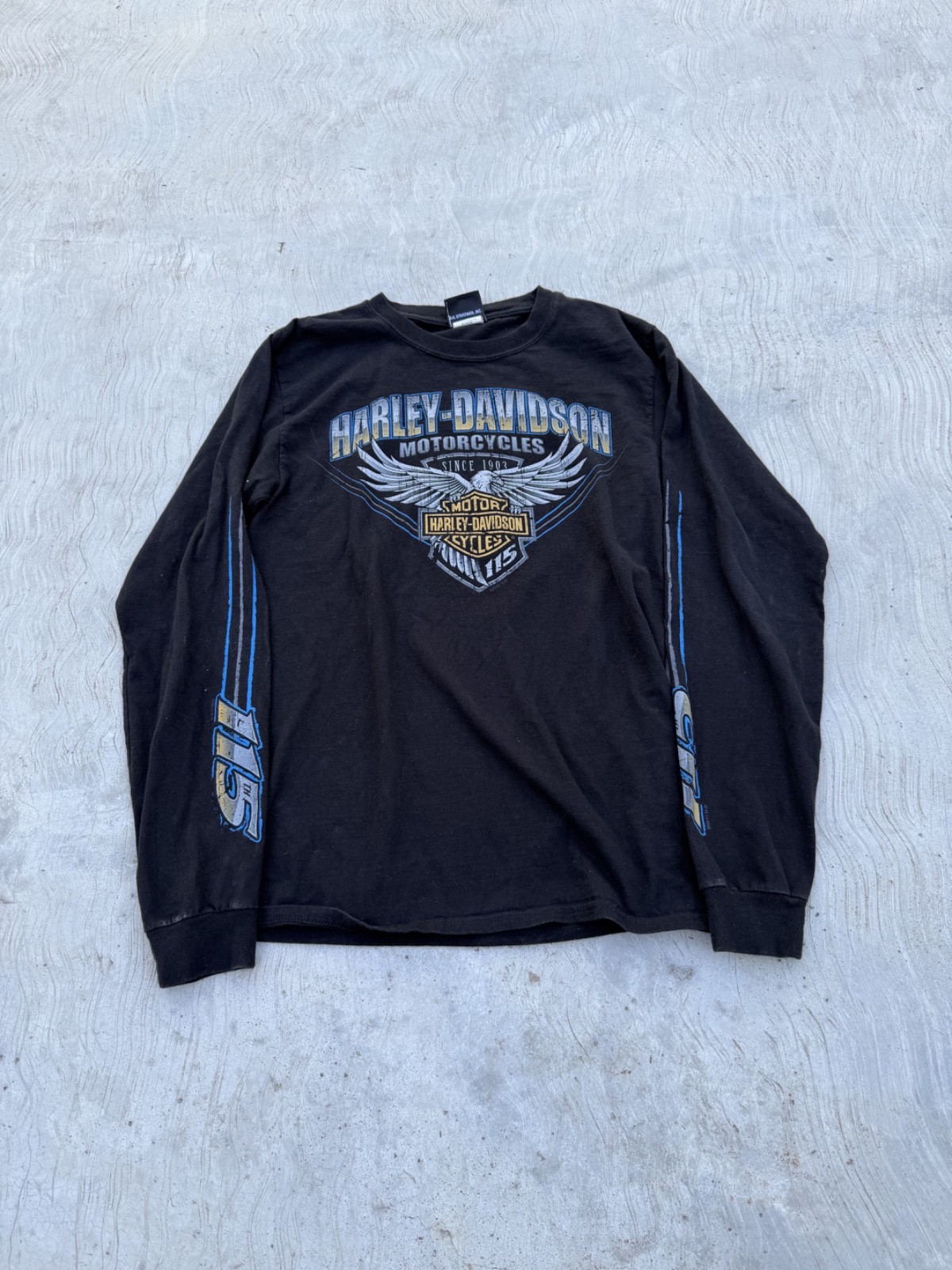 115 Vintage Harley Davidson Long Sleeves S-Small 115 Vintage Harley Davidson Long Sleeves S-Small