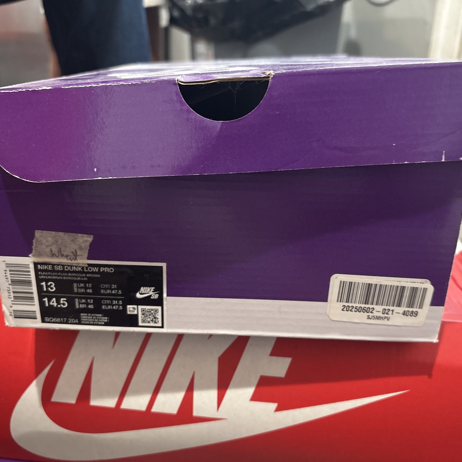 Nike SB Dunk Low Pro Mystic Red Size 13