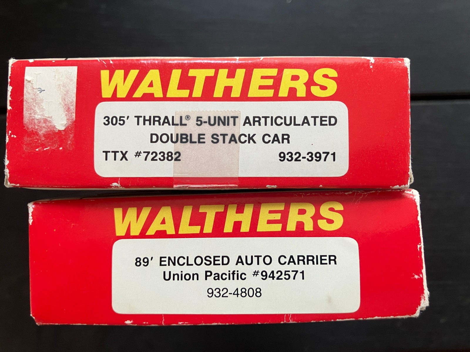 New Walthers Kits Set of 2: 5 Unit Double Stack 932-3971 + Auto Carrier 932-4808 New Walthers Kits Set of 2: 5 Unit Double Stack 932-3971 + Auto Carrier 932-4808