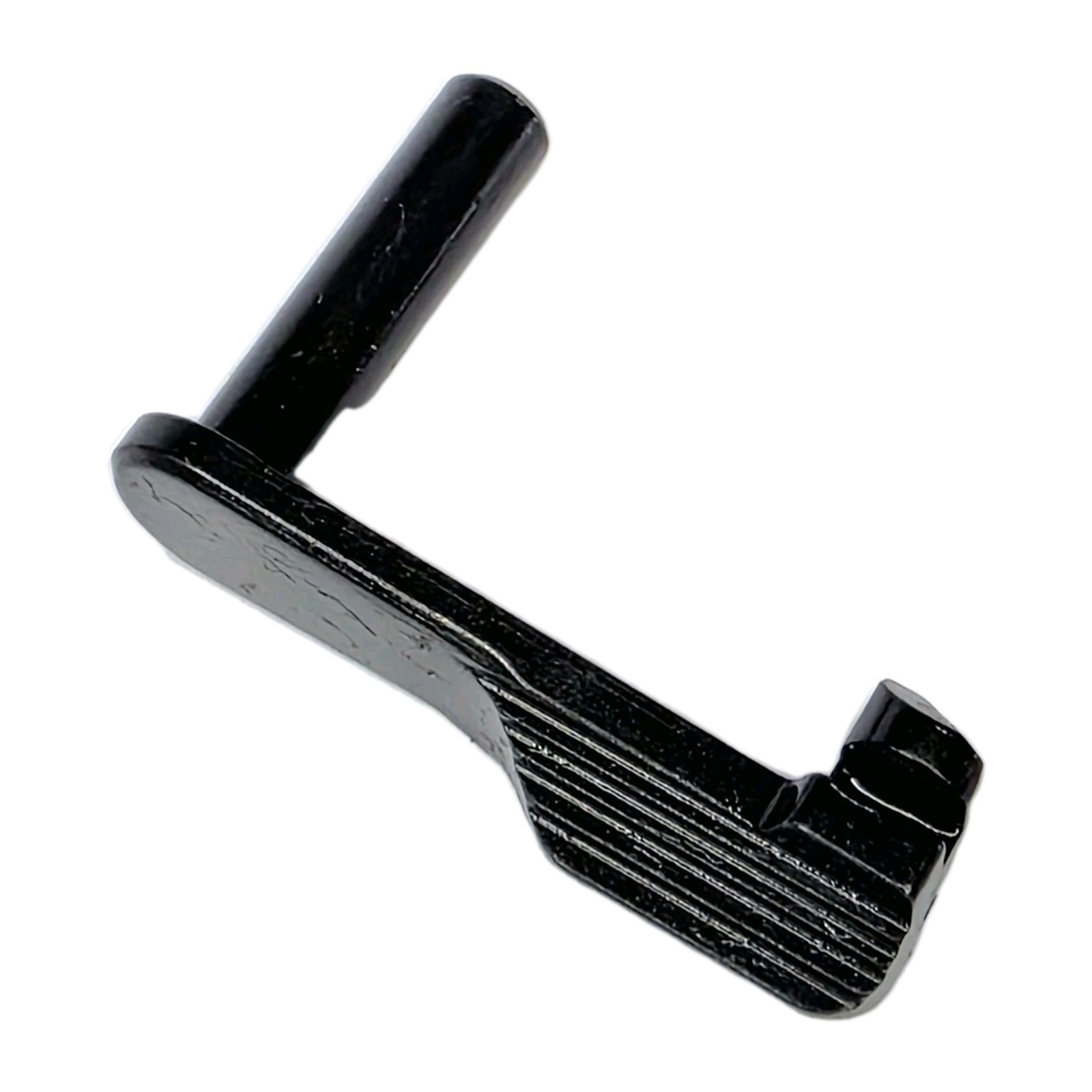 EGW Bar Stock Blued Slide Stop Serrated Pad 9mm/.38/.40 S&W 1911/2011 Pistols EGW Bar Stock Blued Slide Stop Serrated Pad 9mm/.38/.40 S&W 1911/2011 Pistols