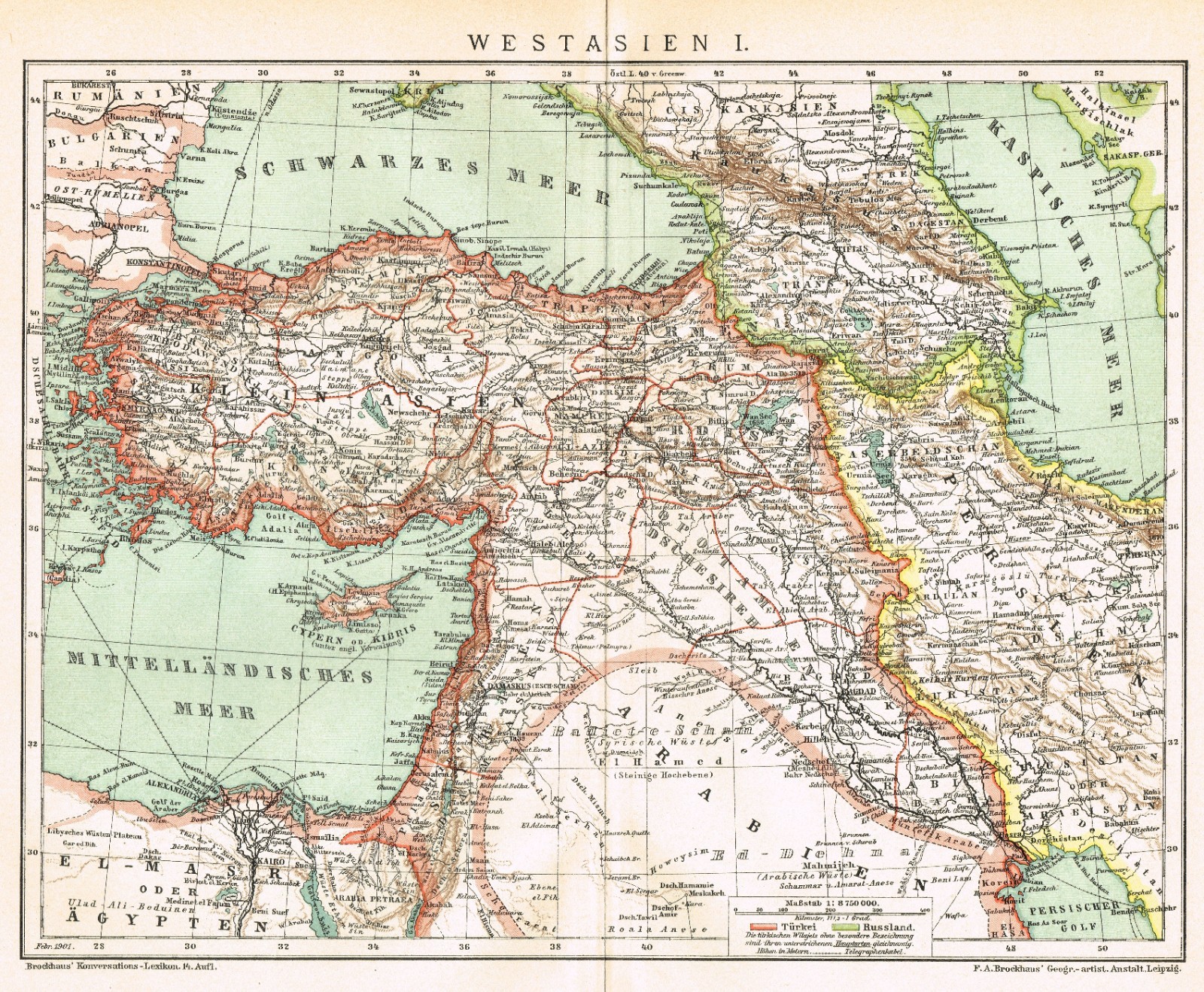 TURKEY 1901 Ottoman Empire Original Detailed Map ARMENIA GREECE Kurdistan TURKEY 1901 Ottoman Empire Original Detailed Map ARMENIA GREECE Kurdistan