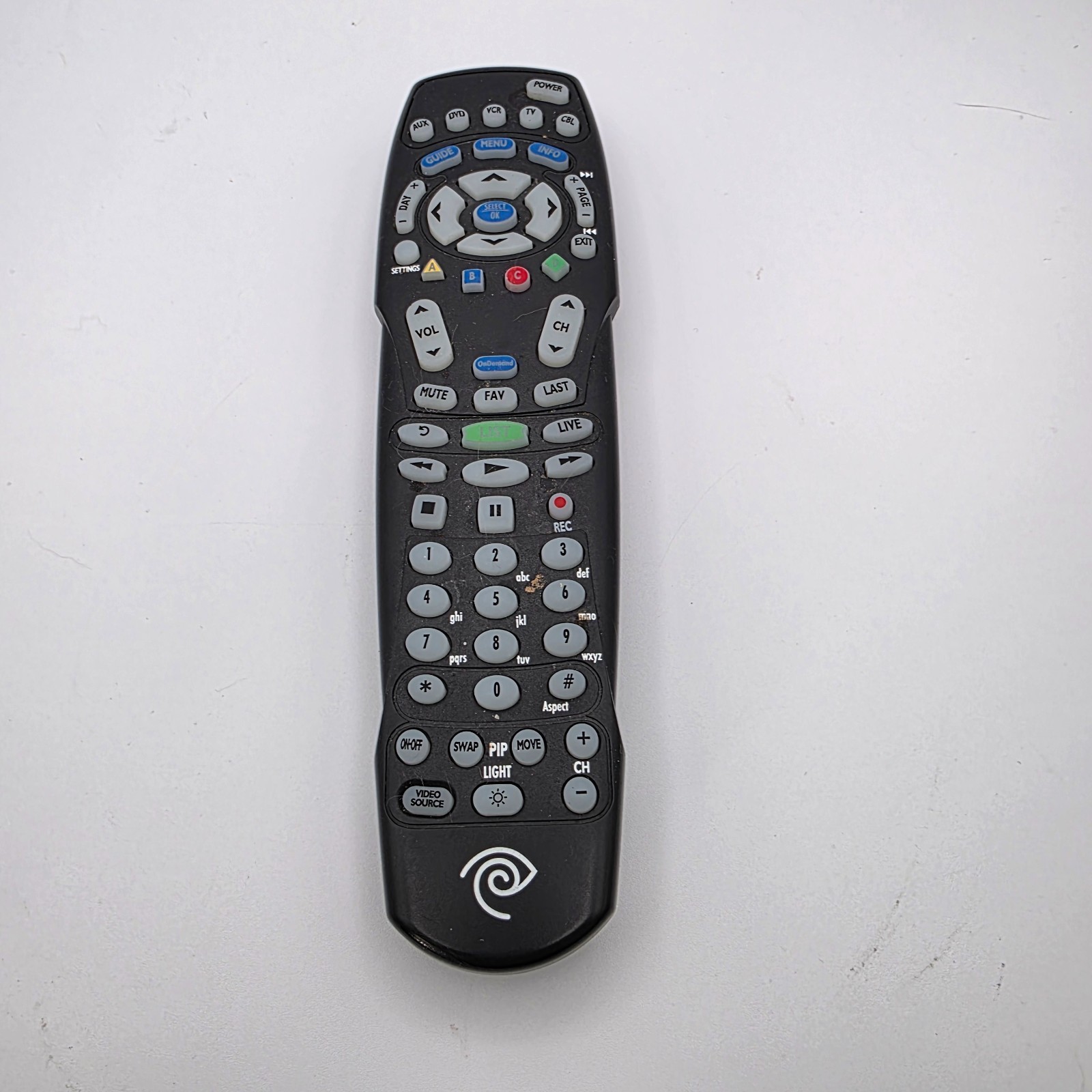 Time Warner Remote Control RC 122 Universal Programmable