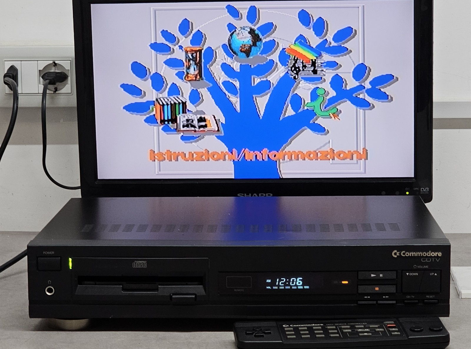 Commodore CDTV CD-1000 Vintage Computer