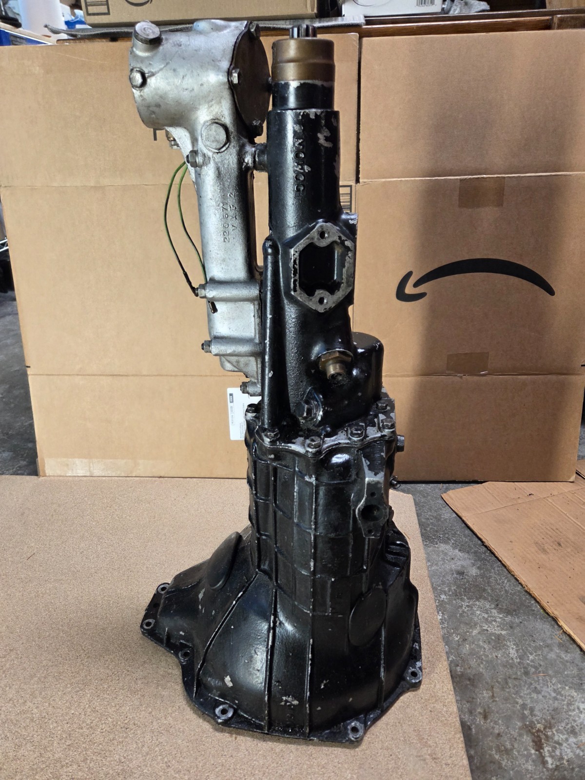 Rib case transmission MG Midget AH Sprite 1275 with plate