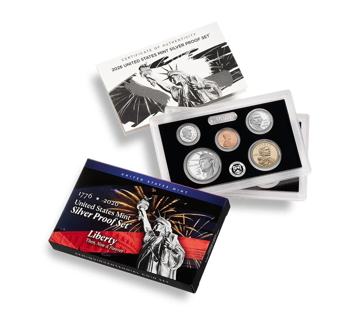 2026 S Silver Proof Set 1776-2026 Dual Date  • READY TO SHIP US Mint OGP COA