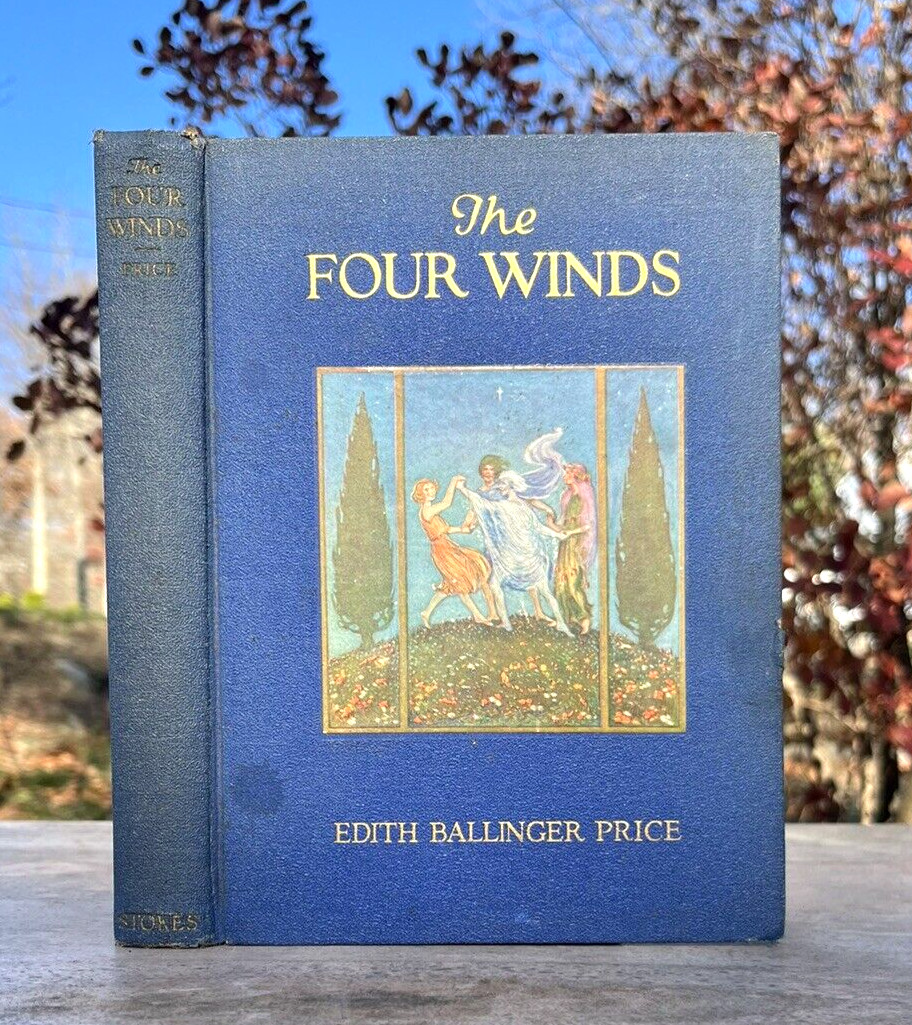 1927 Antique POETRY Book EDITH BALLINGER PRICE The Four Winds **1ST ED/SIGNED**