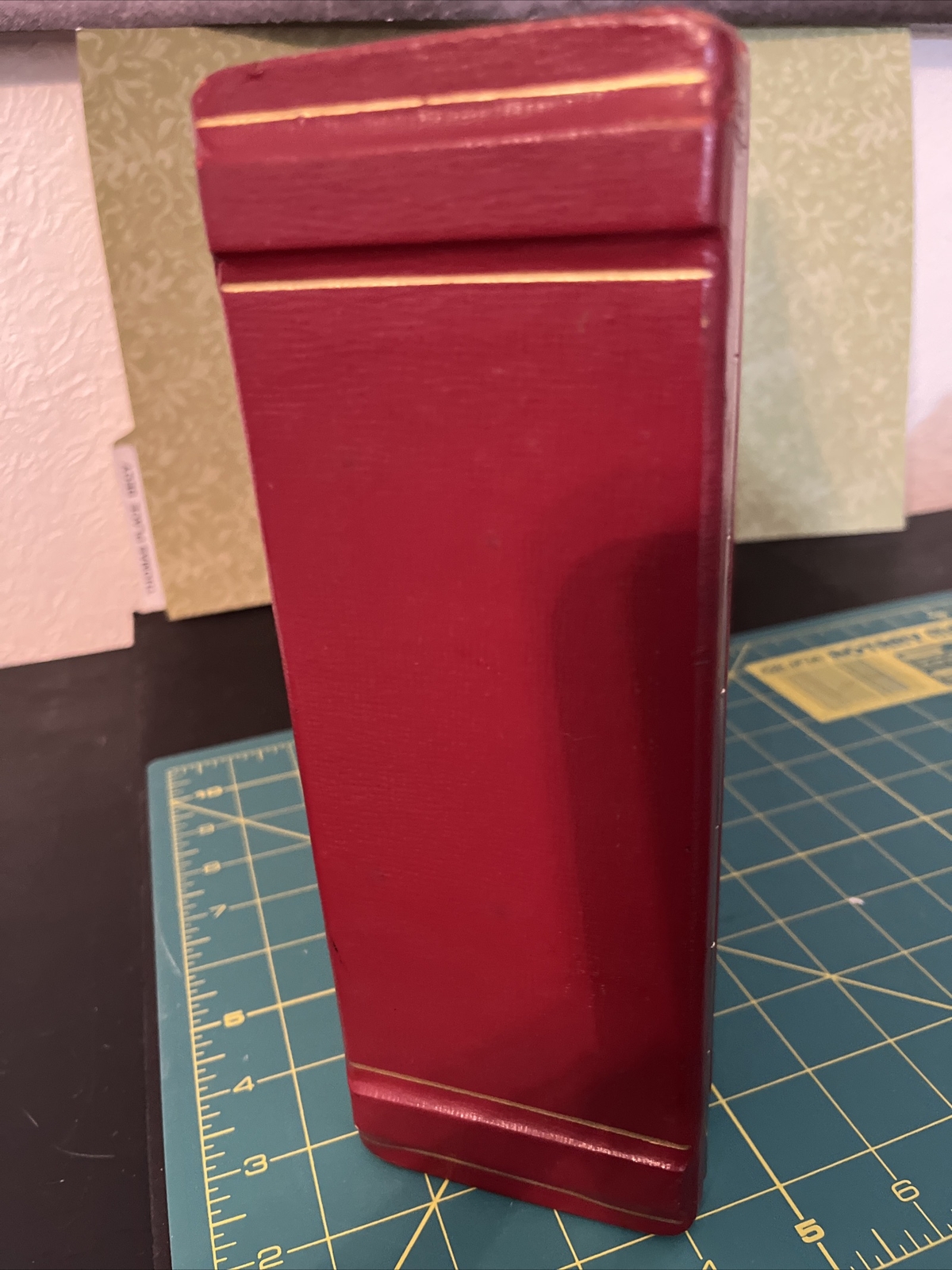 Vintage Stationers Faultless Loose Leaf Company Binder Red USA