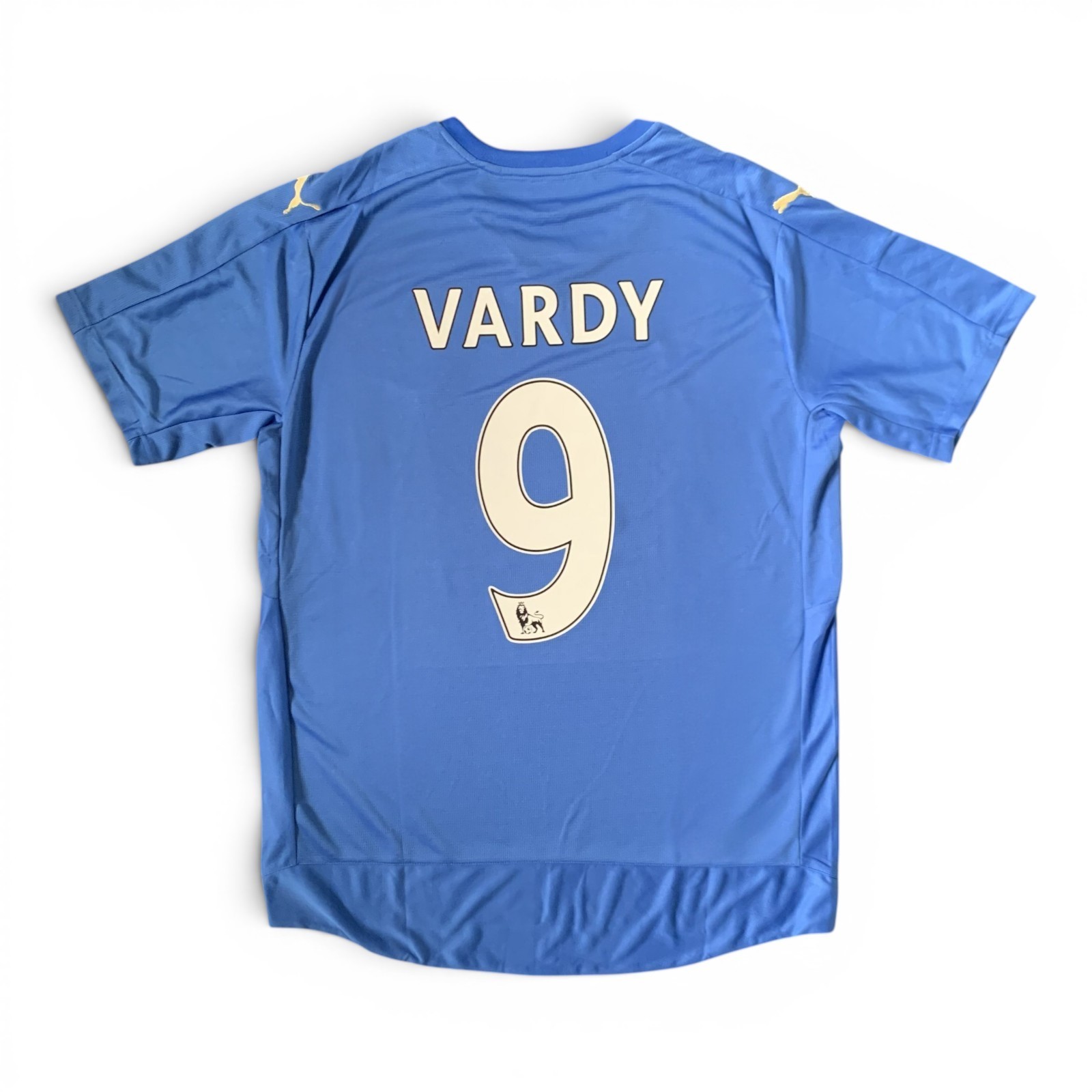 Jamie Vardy #9 Leicester City 2015/2016 Retro Home Jersey - Mens Sizes - New