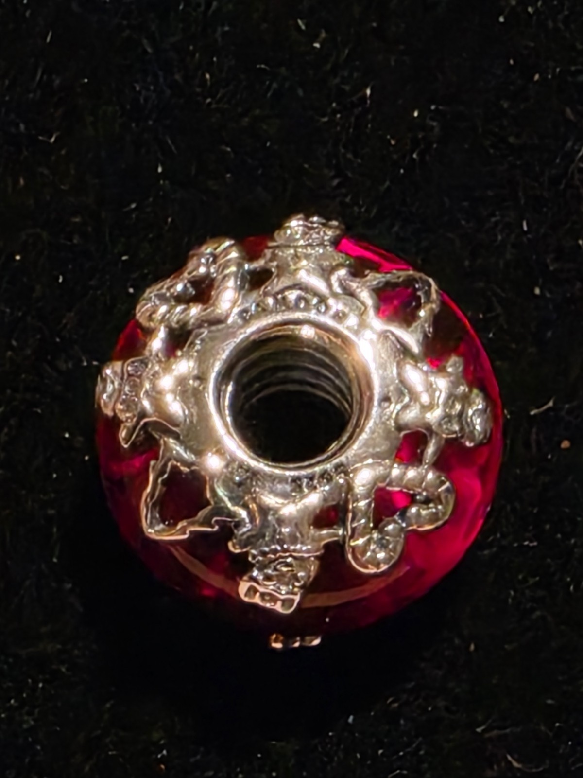 New PANDORA 925 Christmas Magic Murano Glass Charm 793597C00 New PANDORA 925 Christmas Magic Murano Glass Charm 793597C00