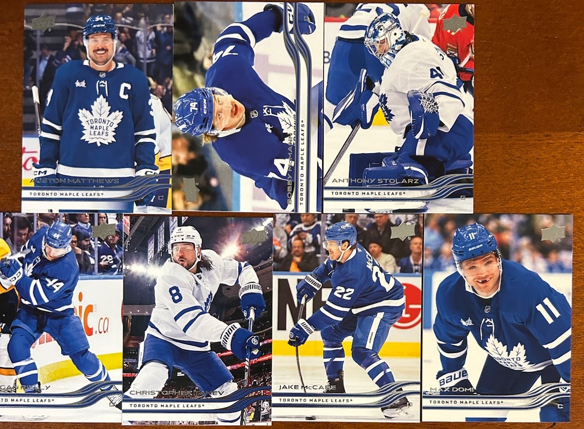 Toronto Maple Leafs 2025-26 UD Series 1 Team Set (7 Cards) Matthews