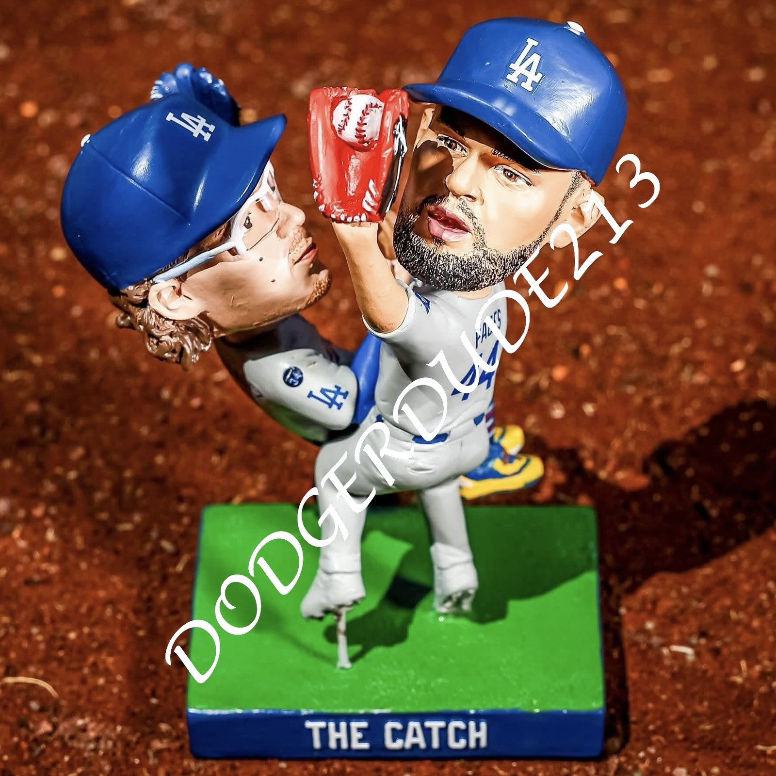 PRESALE 🏆 LA Dodgers The Catch Kike Hernandez Andy Pages Bobblehead 9/6/26 🏆