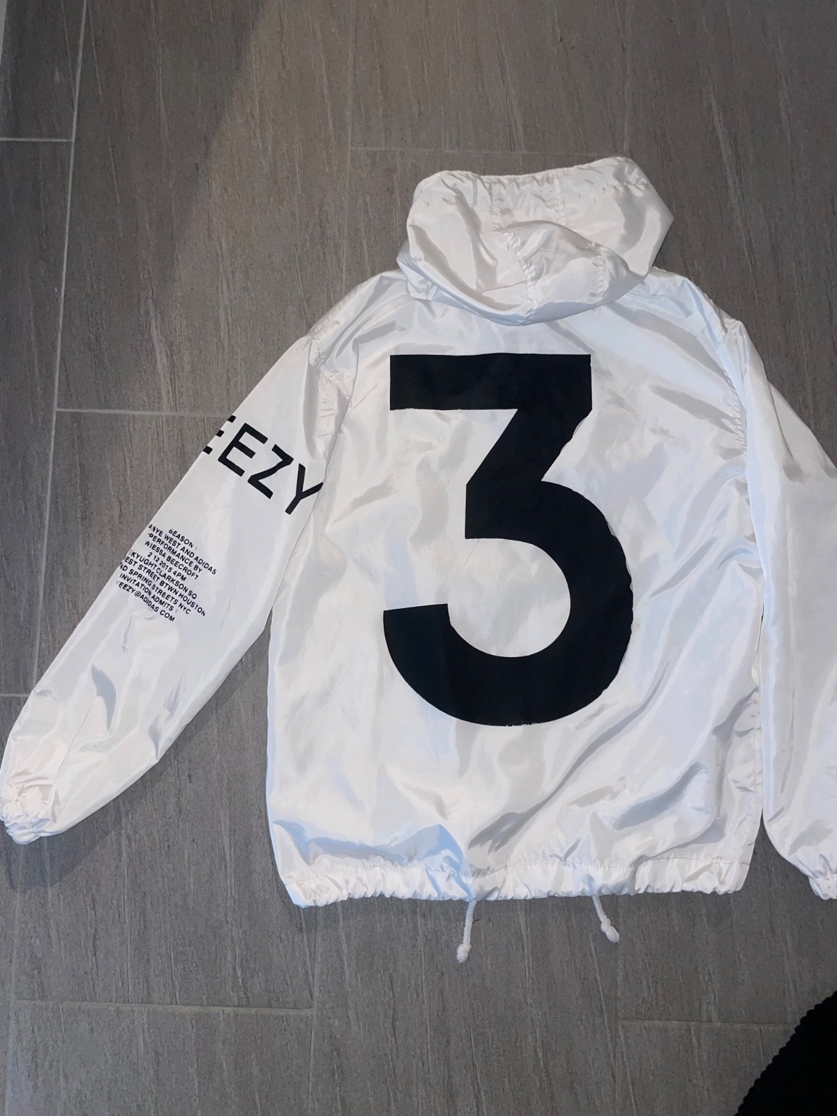 Yeezy x Adidas Yeezus Tour Season 1 Windbreaker Jacket Yeezy x Adidas Yeezus Tour Season 1 Windbreaker Jacket