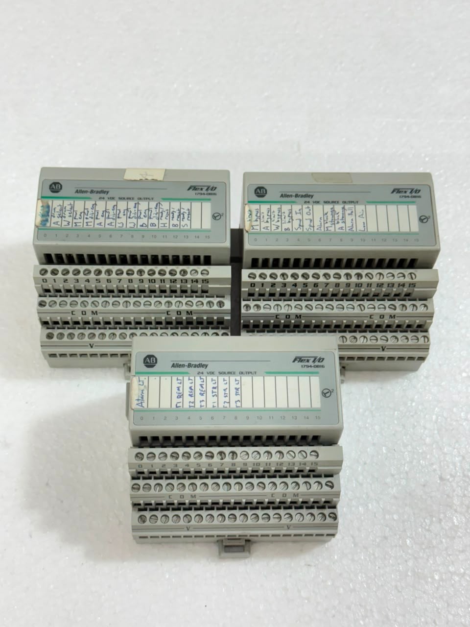 3 PIECE LOT | ALLEN BRADLEY | 1794-0B16 | SOURCE OUTPUT MODULE | TESTED OKAY, 