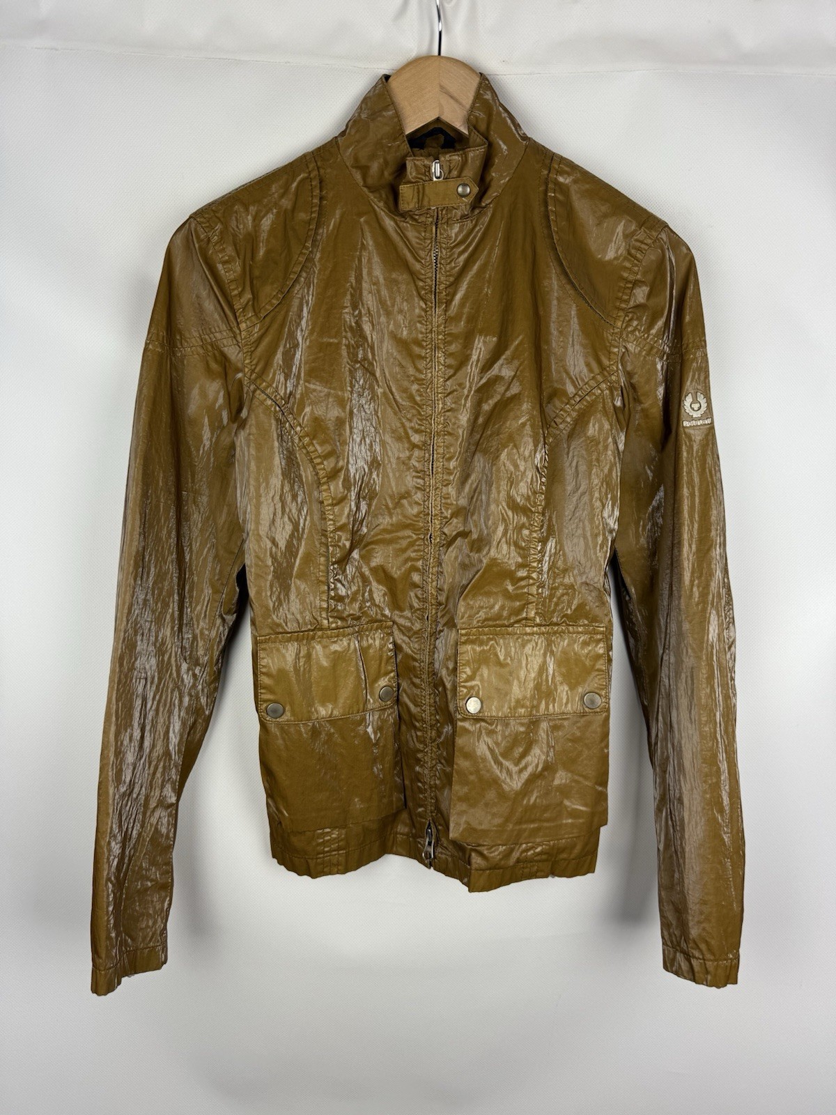 Belstaff Silver Label Ladies Nylon Windbreaker Jacket Size 42 