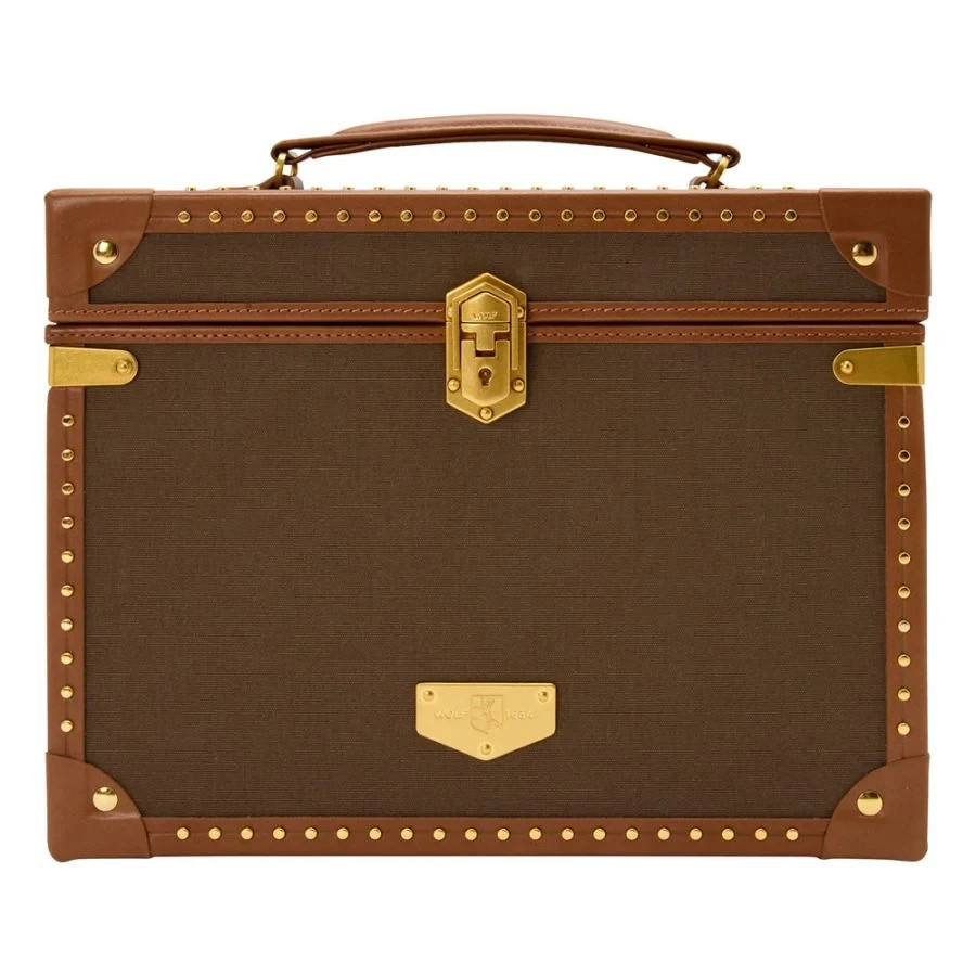Ida Trunk Jewelry Box- Khaki Ida Trunk Jewelry Box- Khaki
