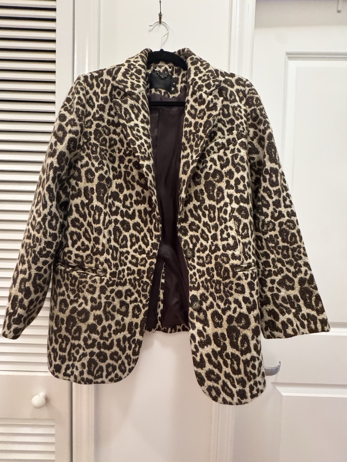 No. 6 Leopard Print Blazer - Size 3 (large). Excellent Condition No. 6 Leopard Print Blazer - Size 3 (large). Excellent Condition