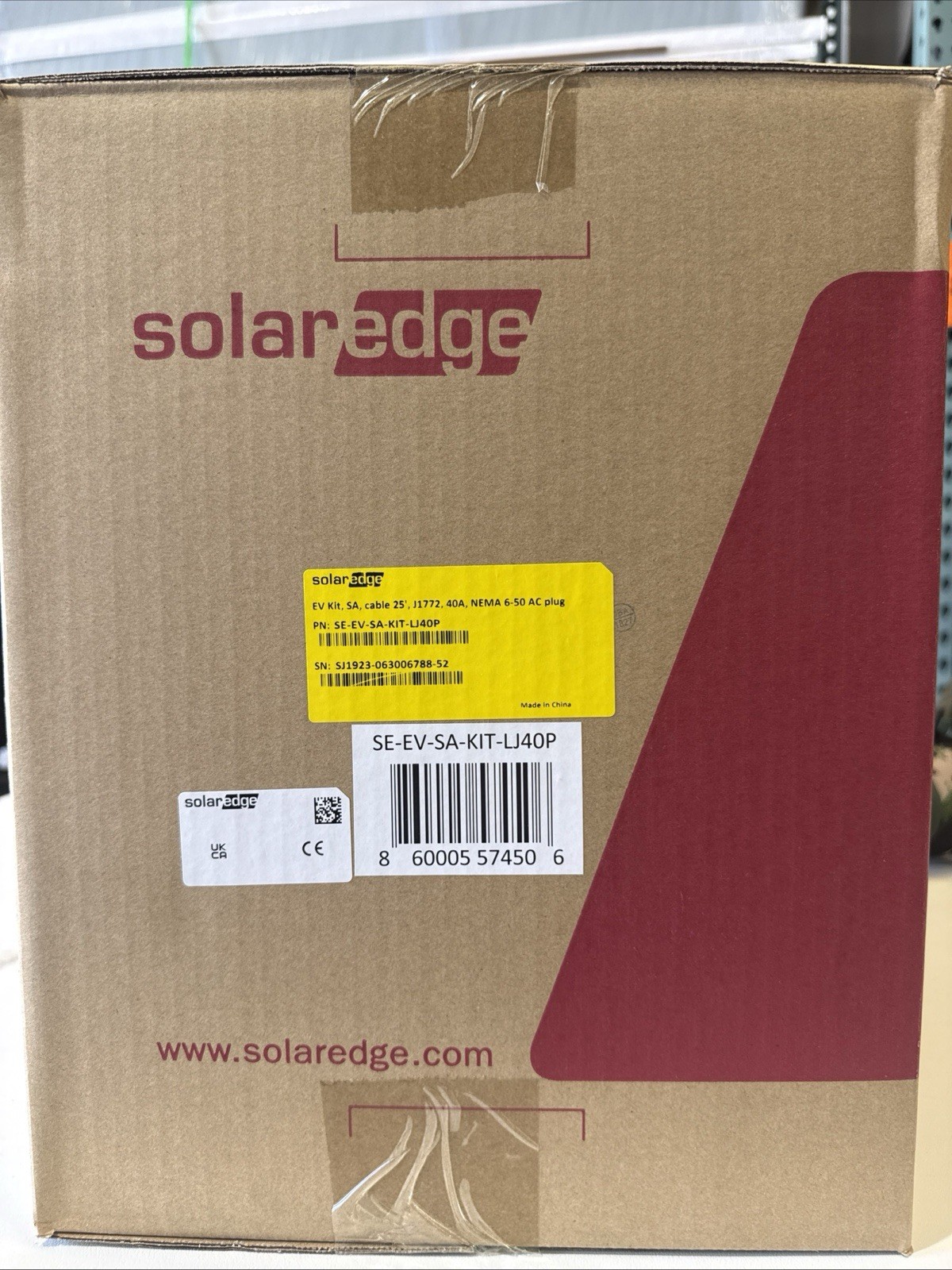 SolarEdge Level 2 EV Charger - Brand New Factory Sealed Box SE-EV-SA-KIT-LJ40P SolarEdge Level 2 EV Charger - Brand New Factory Sealed Box SE-EV-SA-KIT-LJ40P