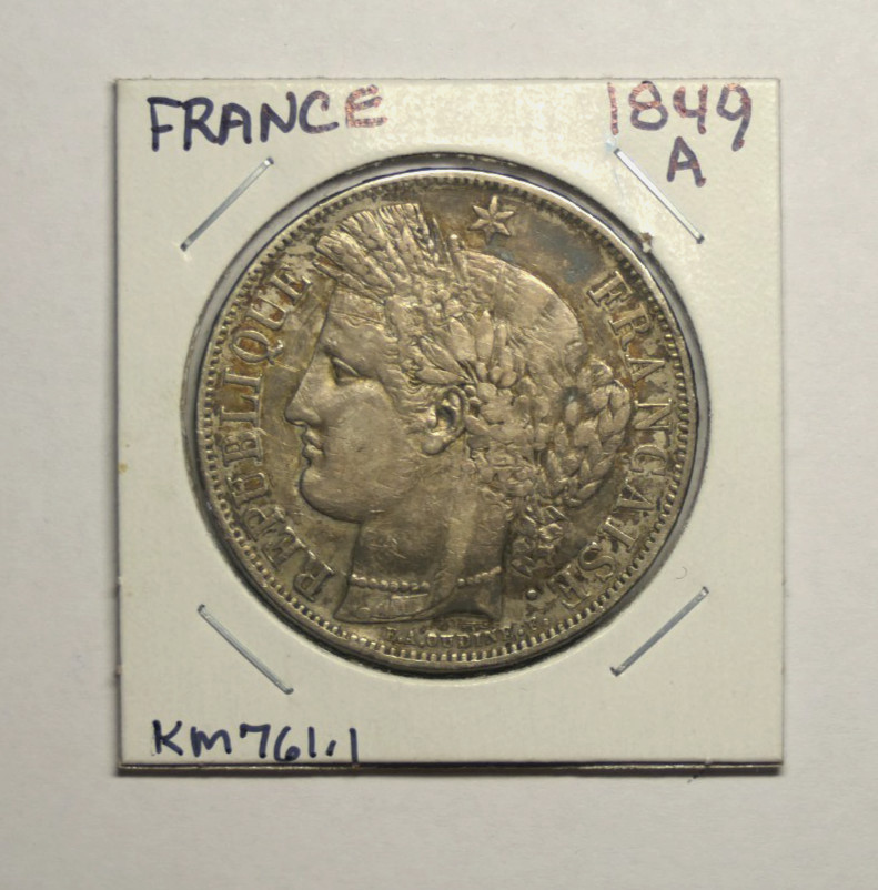 France 5 Francs Silver Coin Currency KM#761.1