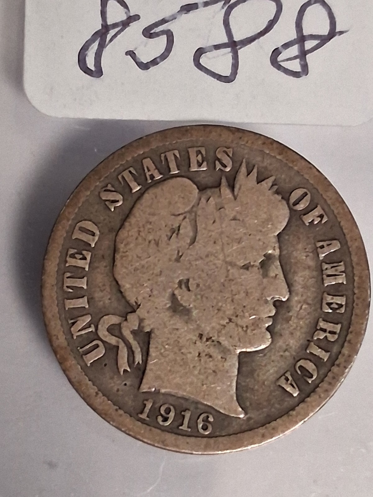 1916 P BARBER DIME 1916 P BARBER DIME