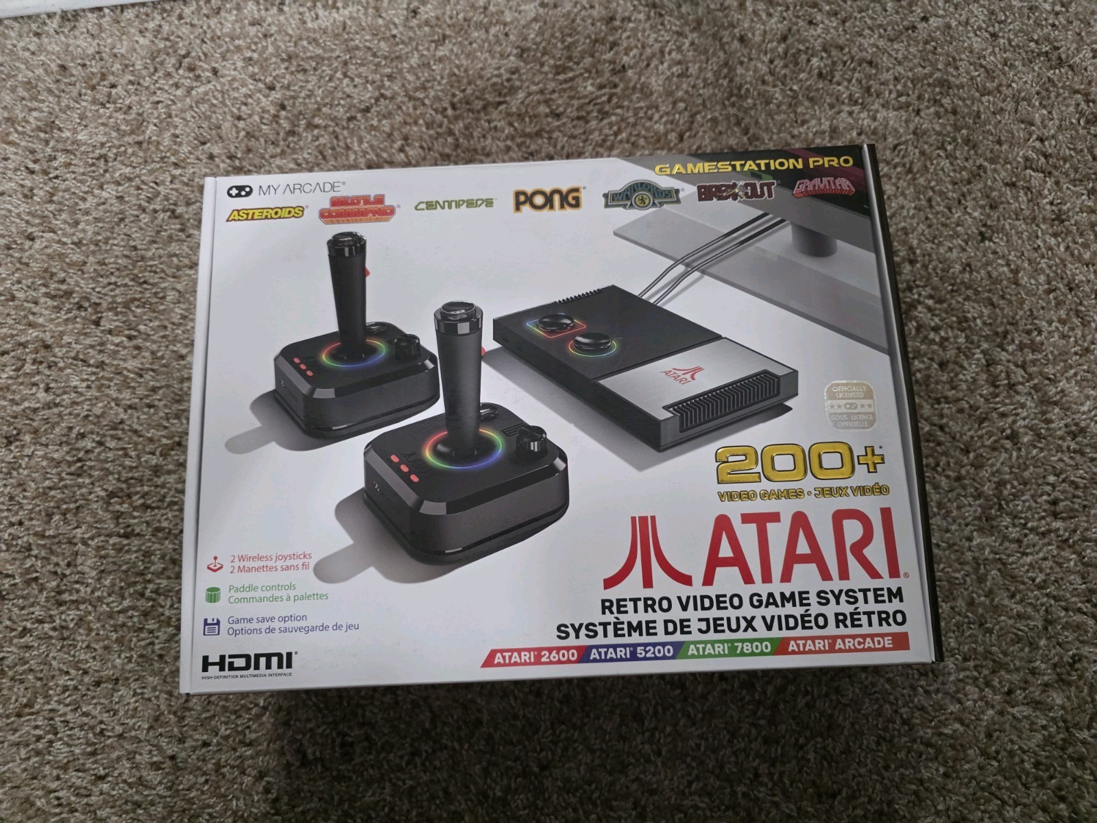 Atari Gamestation Pro My Arcade 200+ Games Brand New, 