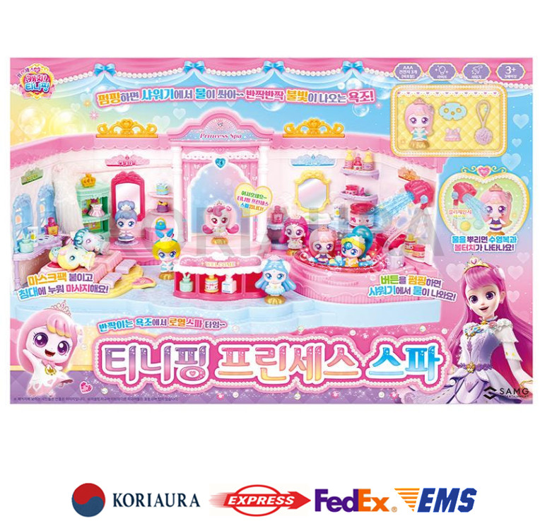 Princess Catch Teenieping Season6 PRINCESS SPA Play Set Korean Toy 2025