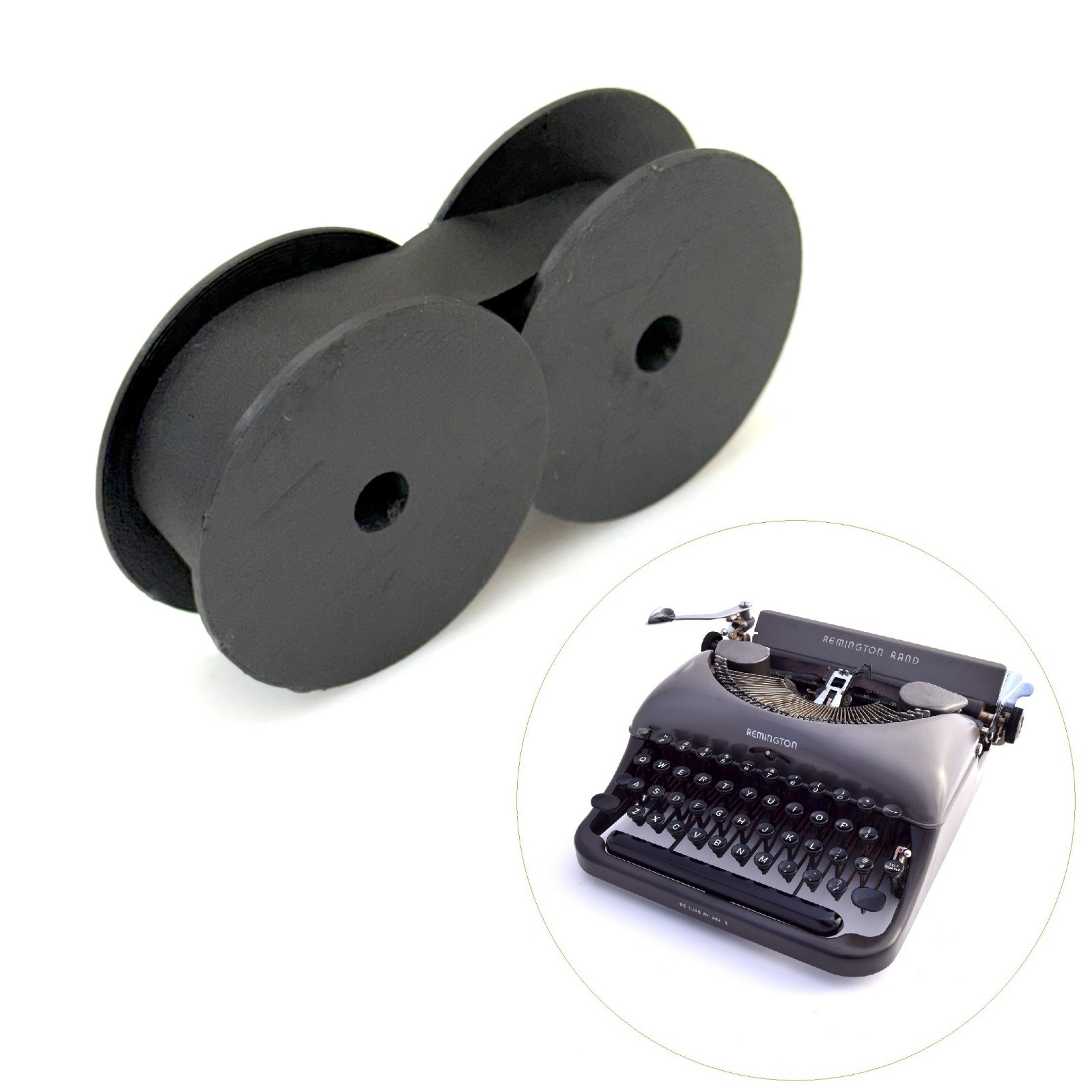 NEW Black Ribbon Spools for Remington Deluxe Model 5 Typewriter Portable Ink