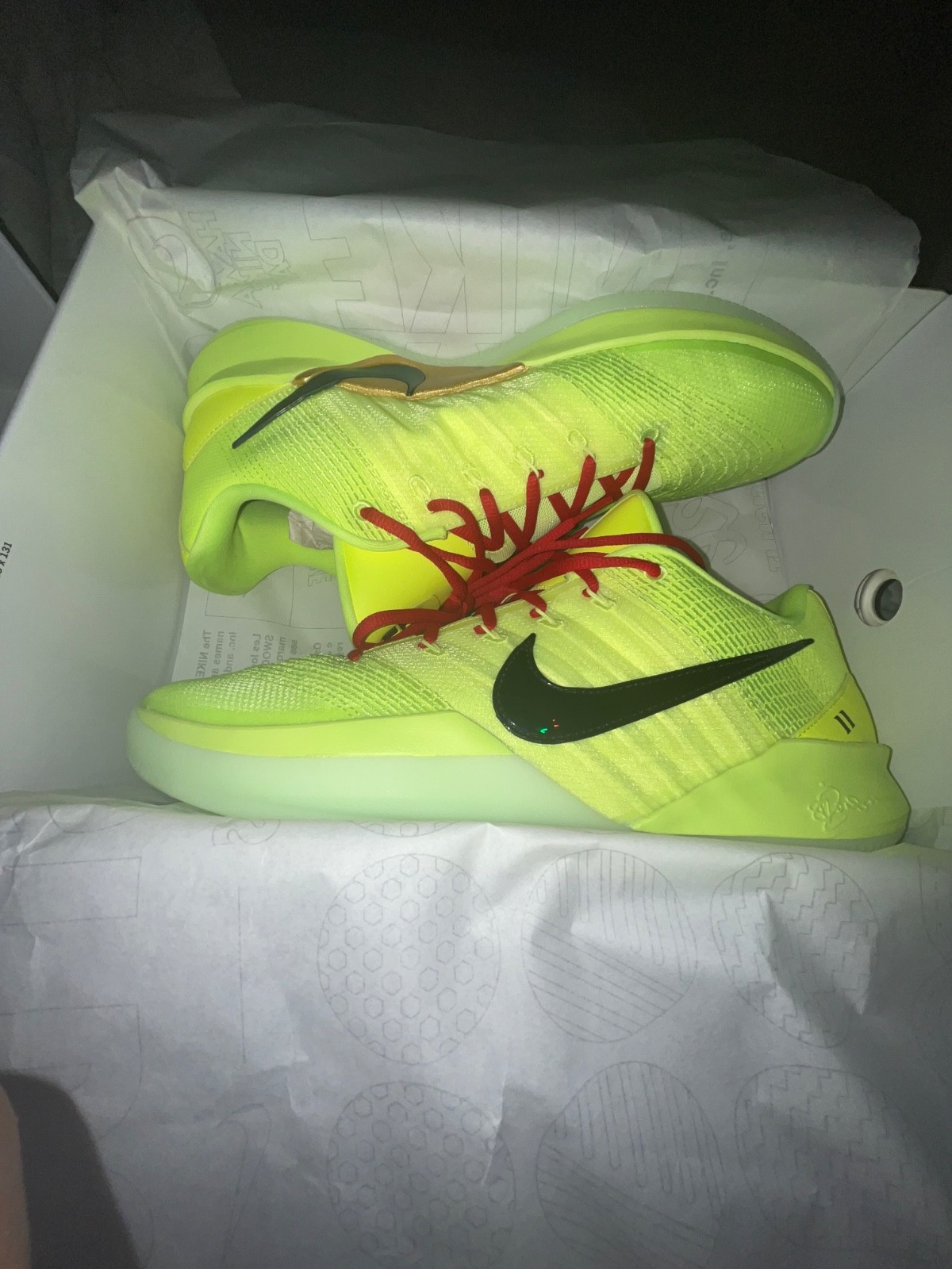 Sabrina 4’s By You Grinches Green Men Size 13.5 worn twice, perfect condition