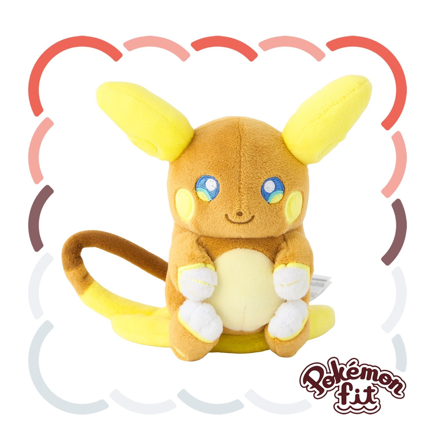 Pokémon Alolan Raichu Fit Plus A026 Pokemon Center Official Japan