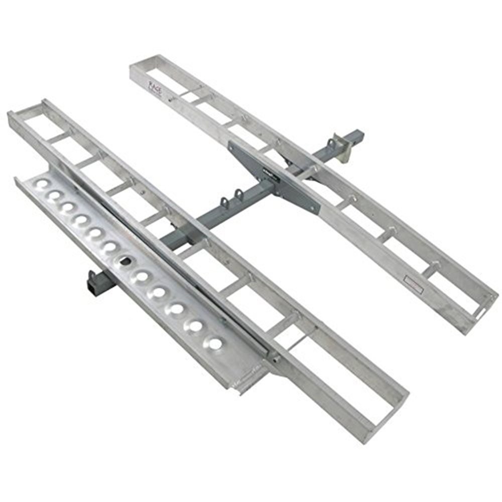 Double Motorcycle Dirt Bike Carrier 600lb Capacity Aluminum 75