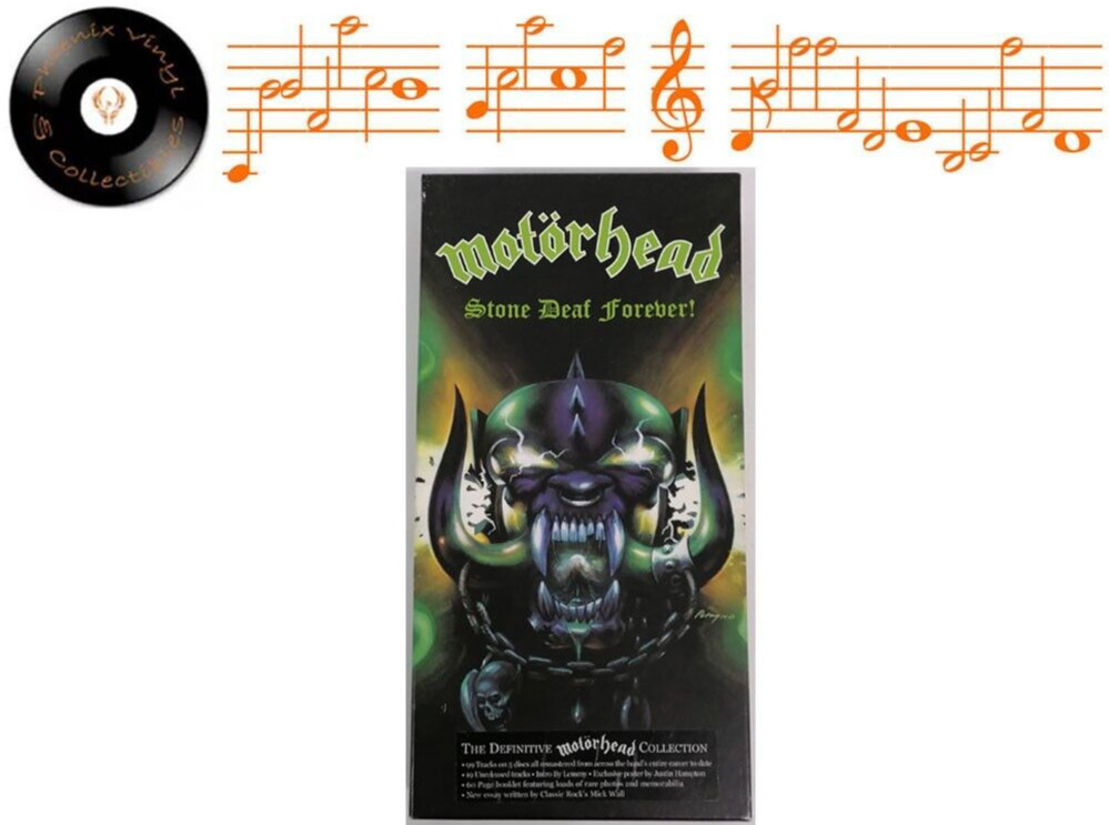 Motorhead Stone Deaf Forever CD Box Set Includes Booklet & Poster - NEW