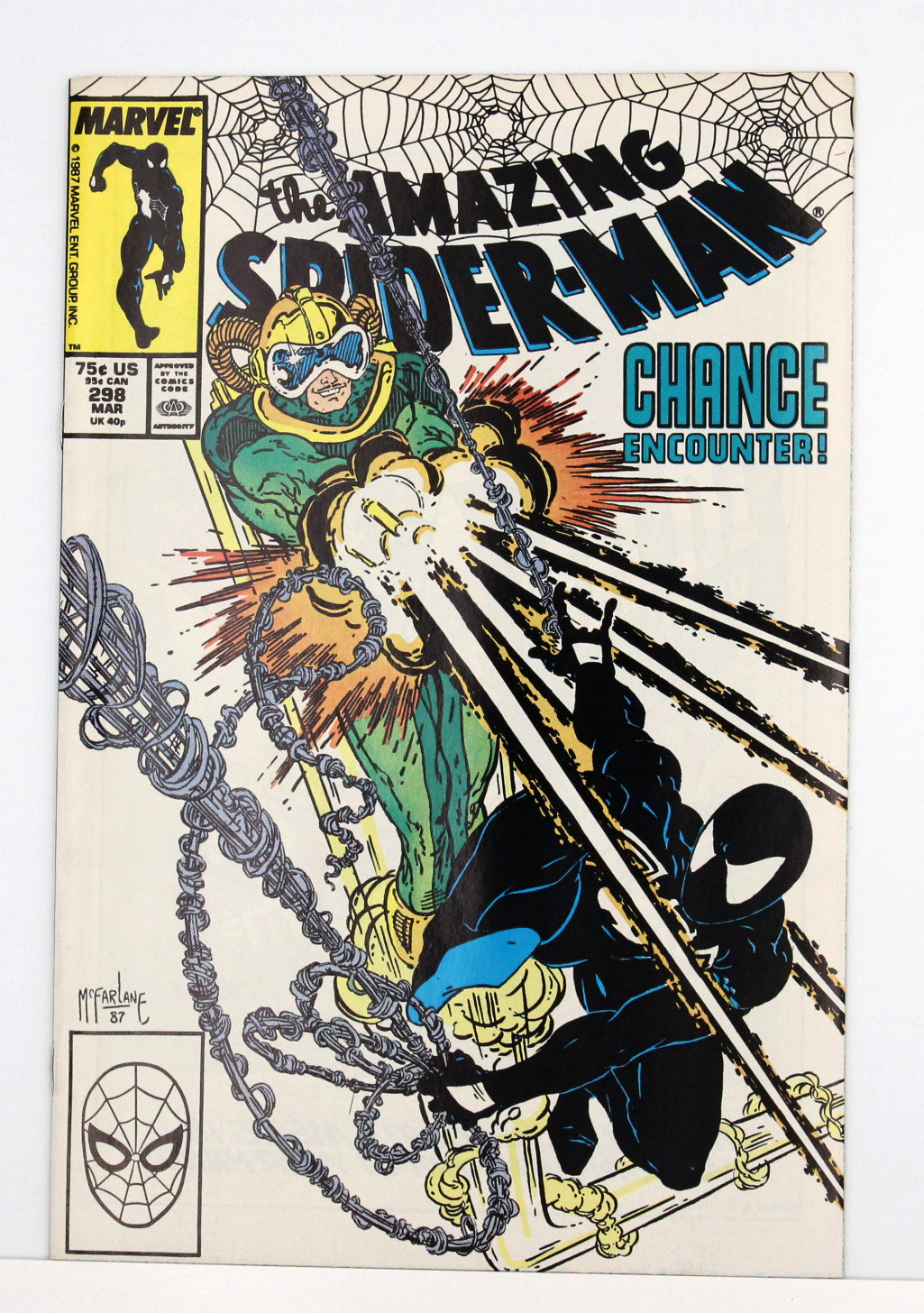 Amazing Spider-Man #298 1988 Marvel Comics KEY MCU Venom 1st McFarlane cvr NM-