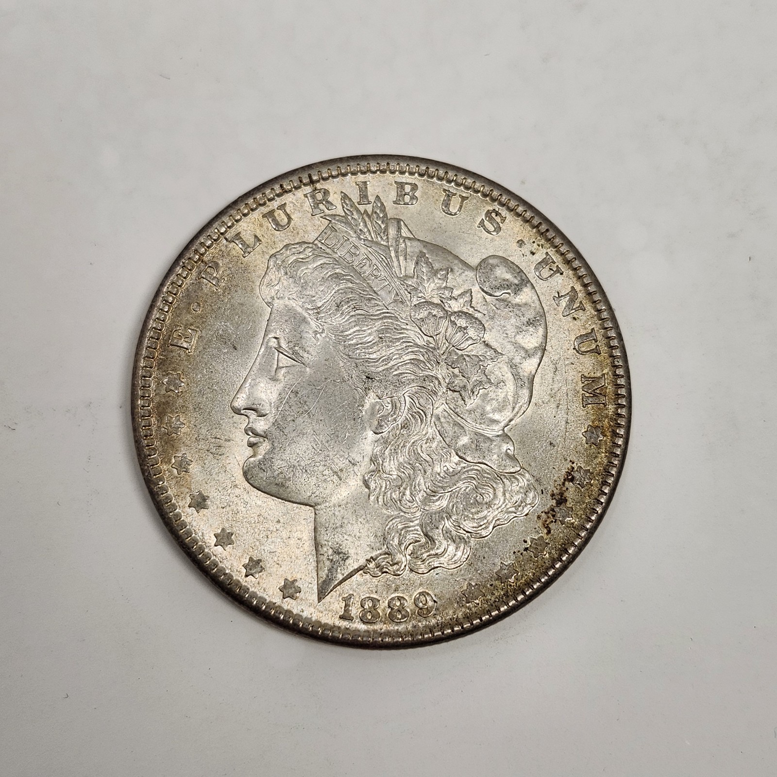 1889-P US Morgan Silver Dollar Extremely Fine Luster 90% US Coin $1 