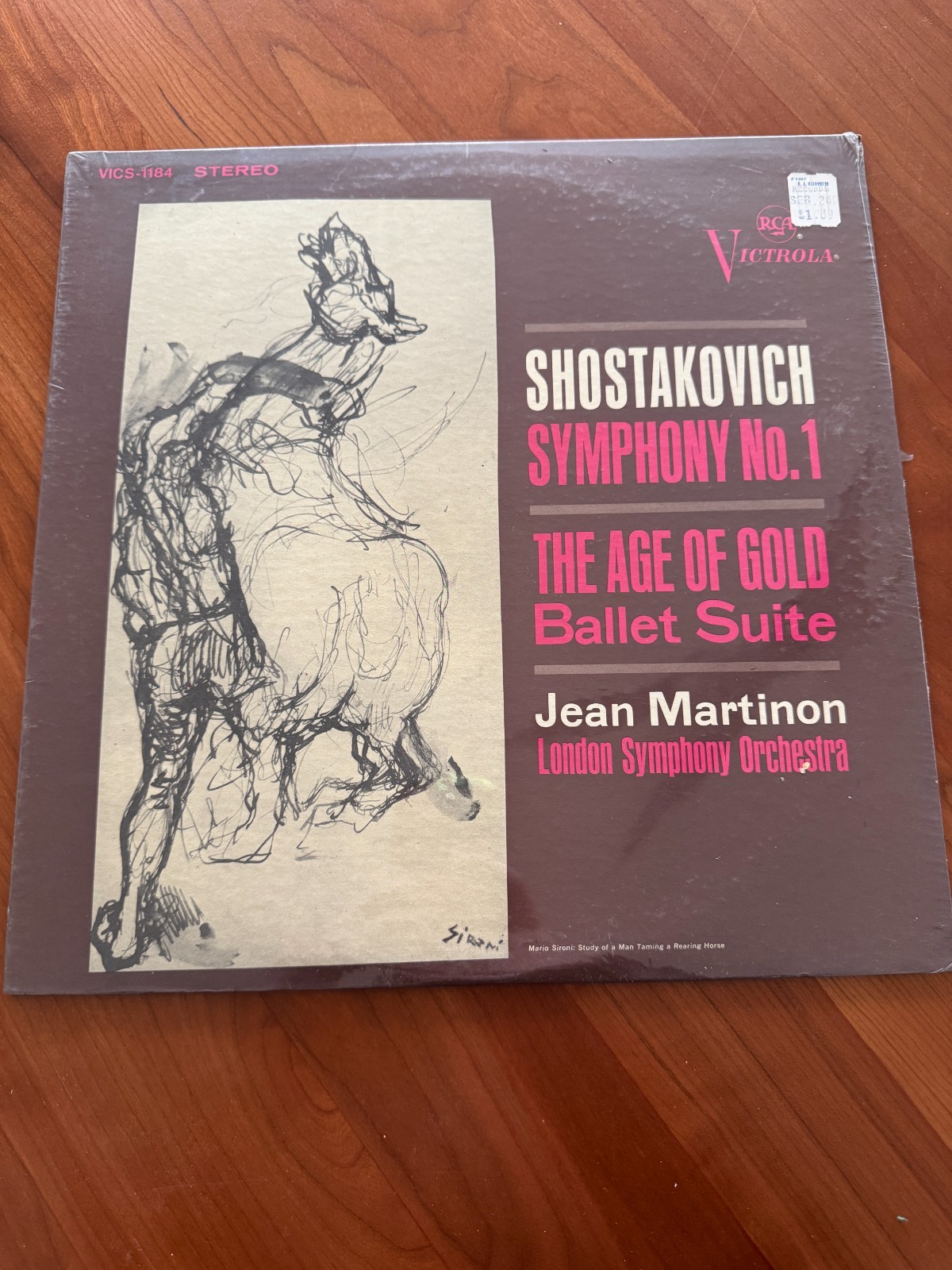 NEW Shostakovich Symphony No. 1 Age of Gold Martinon London Symphony Orchestra
