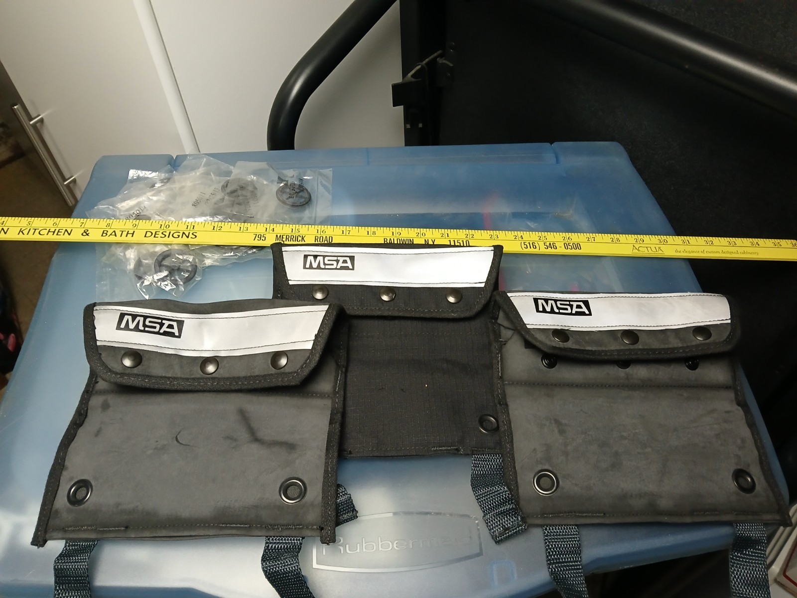 MSA, OEM,  10105839,UTILITY BELT POUCH, 3 PIECE BUNDLE, SURPLUS