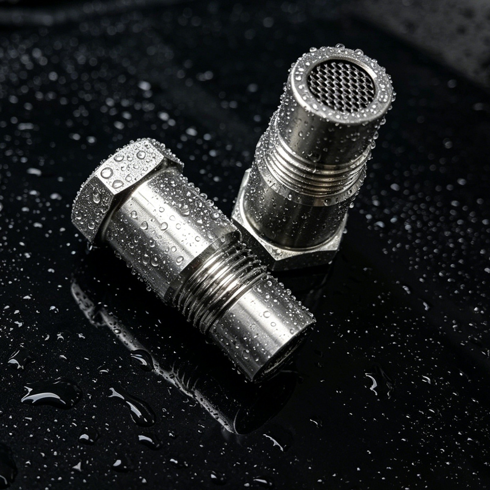 2pc Stainless Steel M18*1.5 Screw Replacement Part, Dispenser Container Type, Du 2pc Stainless Steel M18*1.5 Screw Replacement Part, Dispenser Container Type, Du