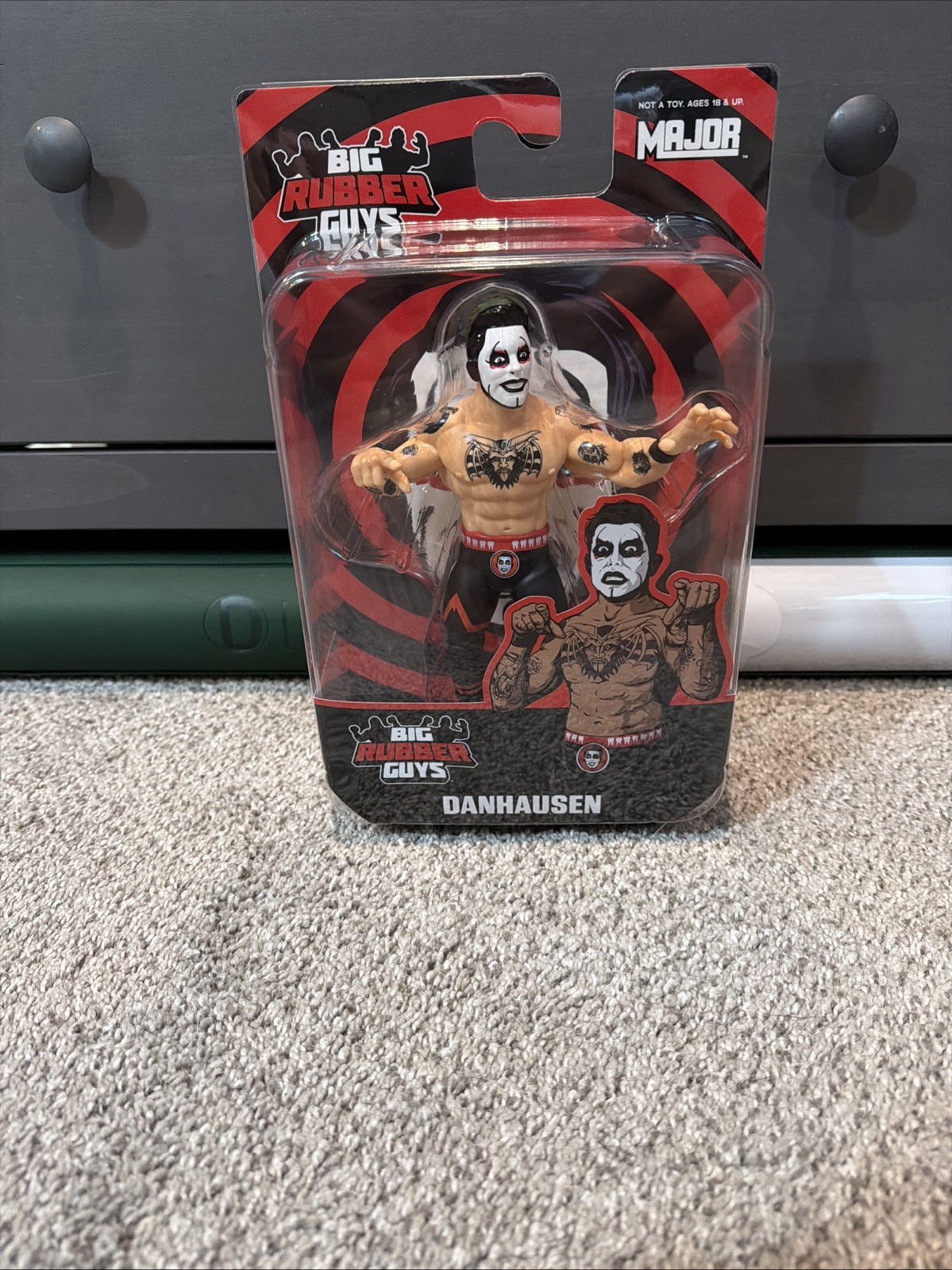 Collect Major Big Rubber Guys DANHAUSEN Figure WWE AEW BRAND NEW Collect Major Big Rubber Guys DANHAUSEN Figure WWE AEW BRAND NEW